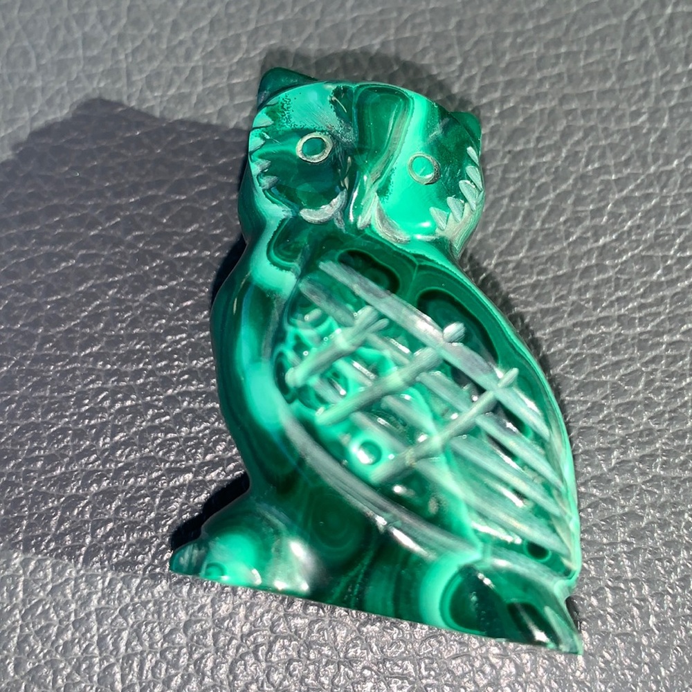 Malachite mini owl